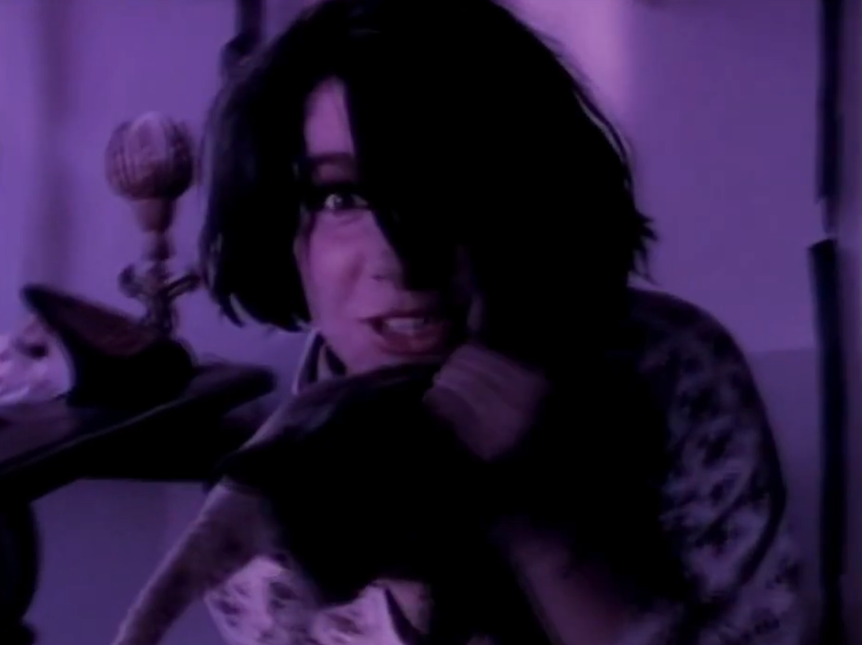 Johnette Napolitano from Concrete Blonde in Happy Birthday video