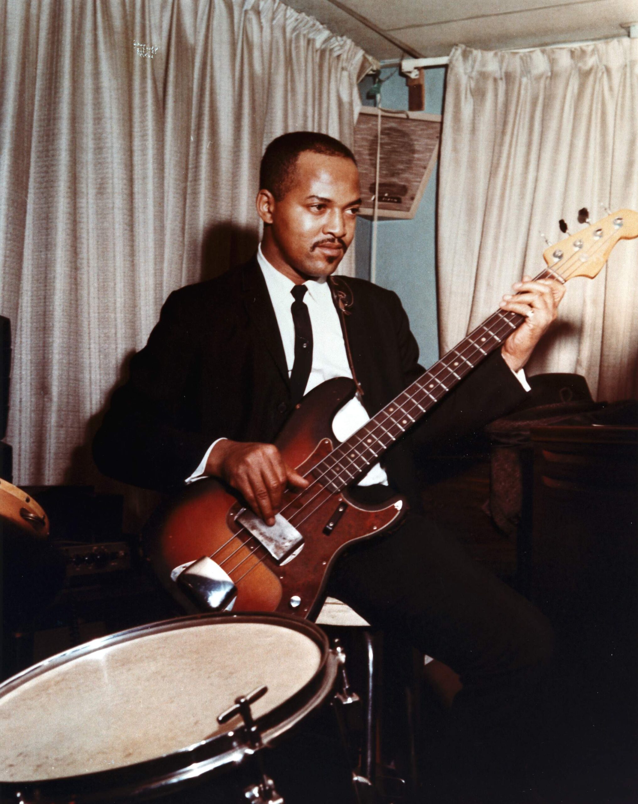 James Jamerson Sr. playing bass