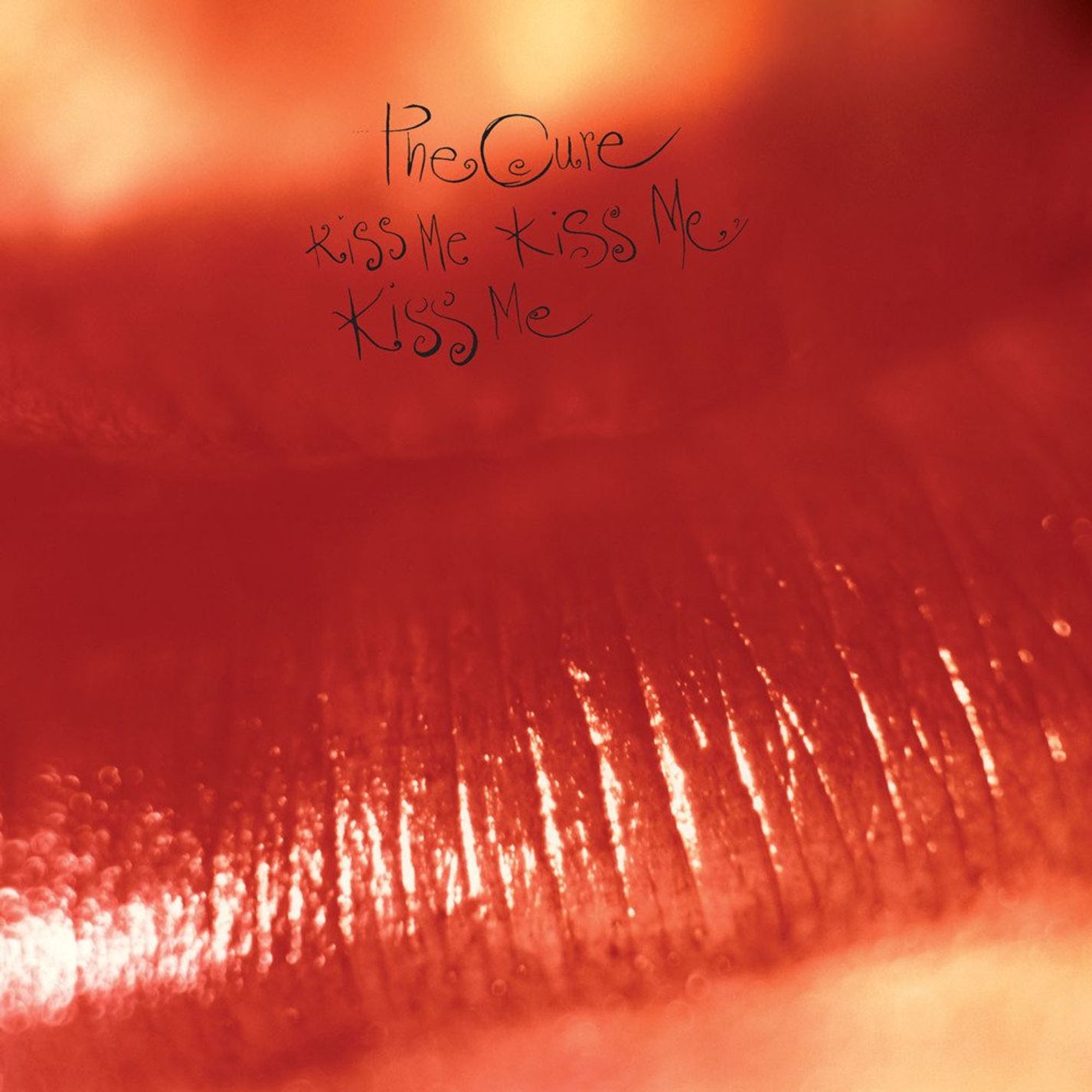 "Kiss Me Kiss Me Kiss Me " album cover by The Cure